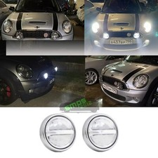Mini Cooper S / JCW R56 LED Spot Lights, Rally Fog Lamps * CHROME *