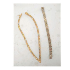 Vintage 80's Gold Plated
