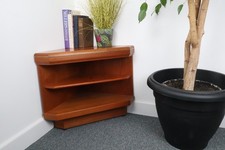 Vintage G Plan Teak Corner Unit – Mid-Century Modern Display / Bookshelf