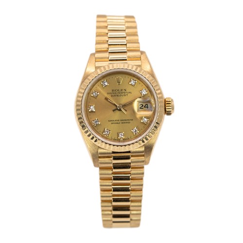 Rolex 18k gold datejust 26mm - 26mm, |