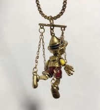Disney Pinocchio Vintage Gold