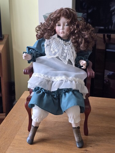 Ashton drake porcelain doll - porcelain,