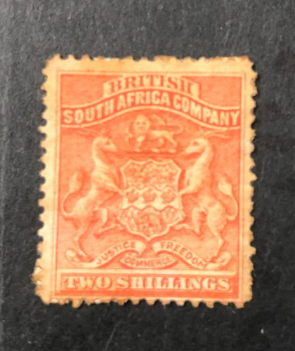 Rhodesia 1892 1893 sg5 cat - sg5,