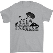 Powered Paragliding Evolution Paraglider Mens T-Shirt 100% Cotton
