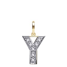GOLD INITIAL PENDANT & CHAIN