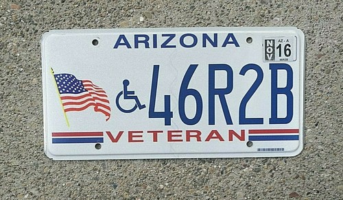 Real arizona license plate - real,