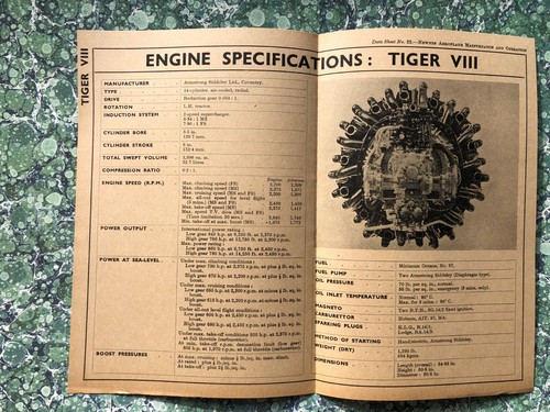 Newnes aeroplane data - aeroplane, sheet
