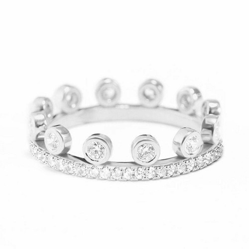 5ct round cut - round, moissanite