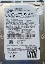 Hard Drive HDD 160GB 2.5" SATA Hitachi HTS543216L9A300 DATE: NOV-08