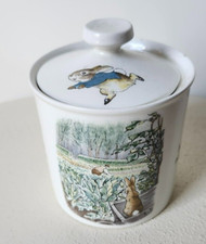 Wedgwood Beatrix Potter Peter Rabbit Sugar Jar With Lid