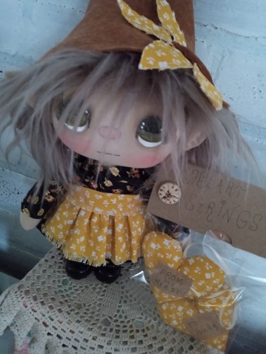 Primitive folk art - elf, doll