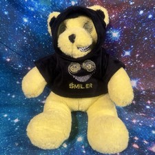 Alton Towers Collectible The Smiler Yellow Teddy Bear With Hoodie Plush Toy