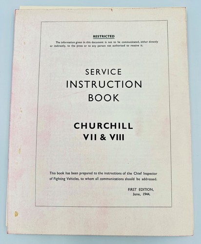 Service instruction book - instruction,