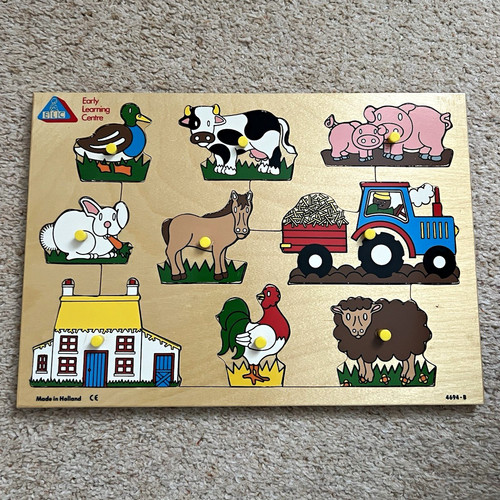 Vintage elc wooden farm - vintage,