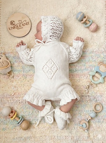 Princess romper knitting - “princess”,