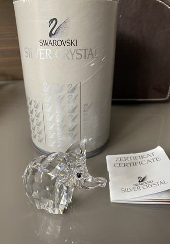 Swarovski crystal elephant - crystal,