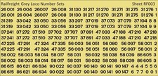OO Gauge Waterslide Transfers