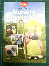 ALAN DART Nursery Rhyme Mice DK Knitting Pattern - 6"/15cm Tall
