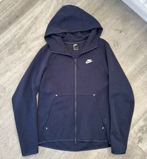 Men's Nike Tech Fleece Hoodie Navy and white RARE OLD 2019 SEASON! - Small