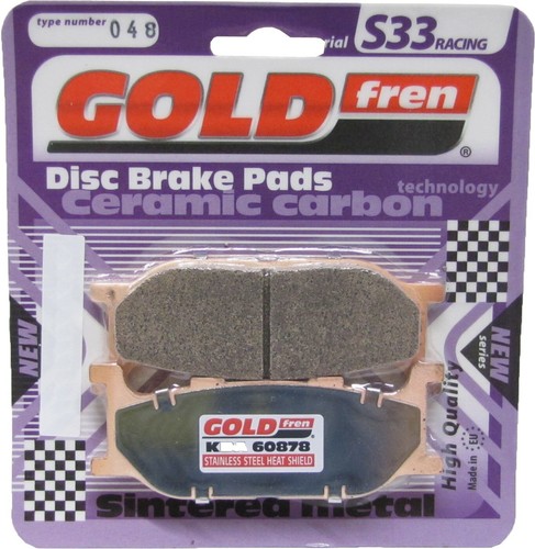 Goldfren s33 brake pads - goldfren, front