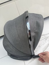 Icandy Peach 6 Grey Twill Carry Cot Hood