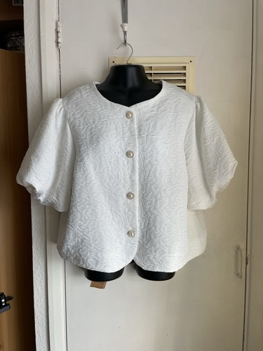 Women jacquard blouse with - jacquard,
