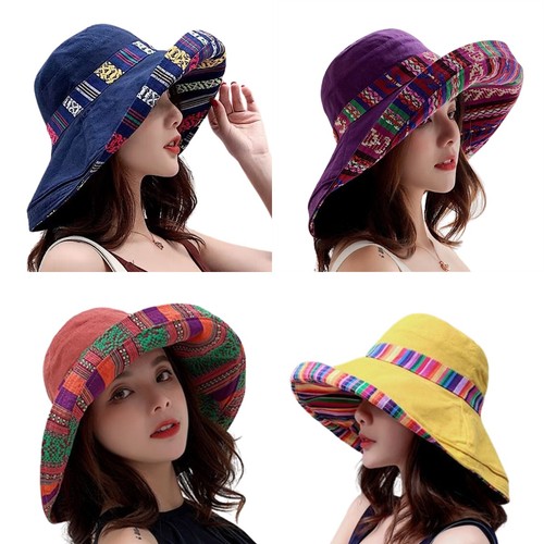 Wide brim bucket - bucket, women