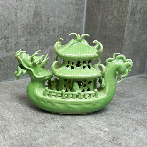 Chinese celadon green dragon - celadon,