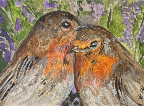 Aceo original watercolour - original,