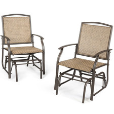 2 Pieces Patio Glider Rocking