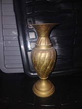 Large vintage brass vase - large, very