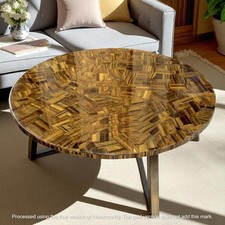 Tiger Eye Marble Coffee Table