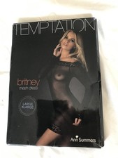 Ann Summers Britney black mesh