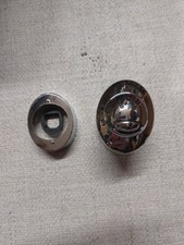 Silver Chrome Oval Toilet