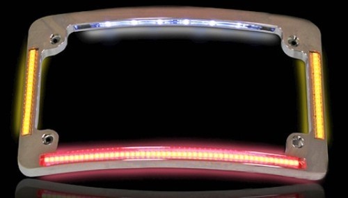Quad led curved - curved, motorcycle