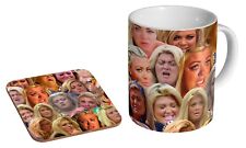 Gemma Collins Collage Funny - Coffee / Tea Mug And Coaster Gift Set