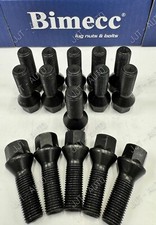 Alloy Wheel Bolts Black Fits