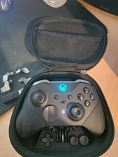 Xbox One Elite Serier 2 Wireless Controller-Black w/ W10 Adapter & Scuff Paddles