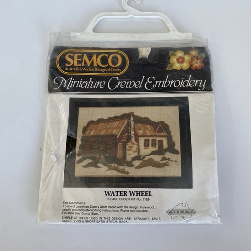 Vintage semco miniature crewel - vintage,