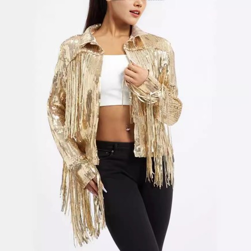 Ladies glitter sequins fringed - glitter,