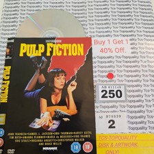 Pulp fiction DVD disc and