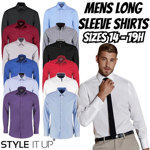 Mens long sleeve shirt oxford - long,