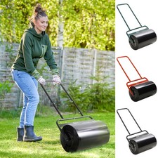 Combination Push/Tow Lawn Roller Filled w/ 38L Sand or Water Roller