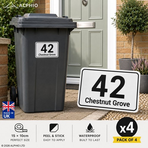 Personalised wheelie bin - 4,