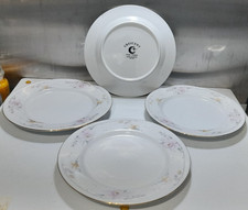 Set Of 4 Crescent Jie Pai 8" China Side Bread Cake Plates. UK ONLY. Free Postage