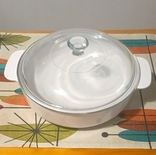 Vision white glossy round - white,