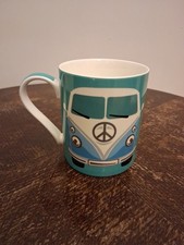 VW Camper Van Green Mug Retro