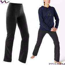NEW EX M&S Ladies Cotton Stretch Tracksuit Bottoms Gym Straight Leg Joggers Pant