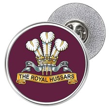 The Royal Hussars Metal Lapel