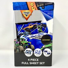 Monster Jam 4 Piece Full Sheet